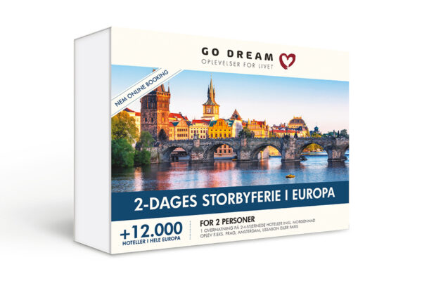 Køb 2-dages Storbyferie I Europa - Rejse og Ophold - GO DREAM online billigt tilbud rabat legetøj
