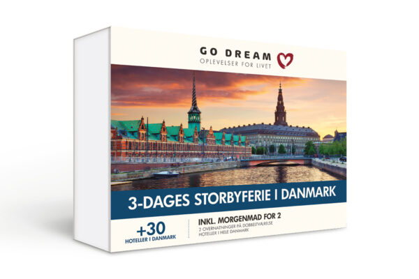 Køb 3-dages Storbyferie I Danmark - Rejse og Ophold - GO DREAM online billigt tilbud rabat legetøj
