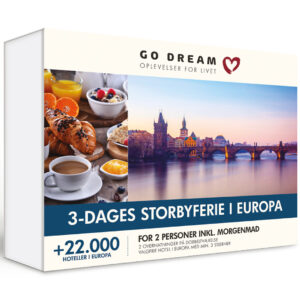 Køb 3-dages Storbyferie I Europa Inkl. Morgenmad - Rejse og Ophold - GO DREAM online billigt tilbud rabat legetøj